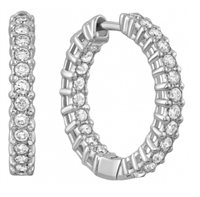 Ohrringe Crivelli Dame in Weißgold Diamante 0.70 Ct 411-ORCERC1 - 411-ORCERC1